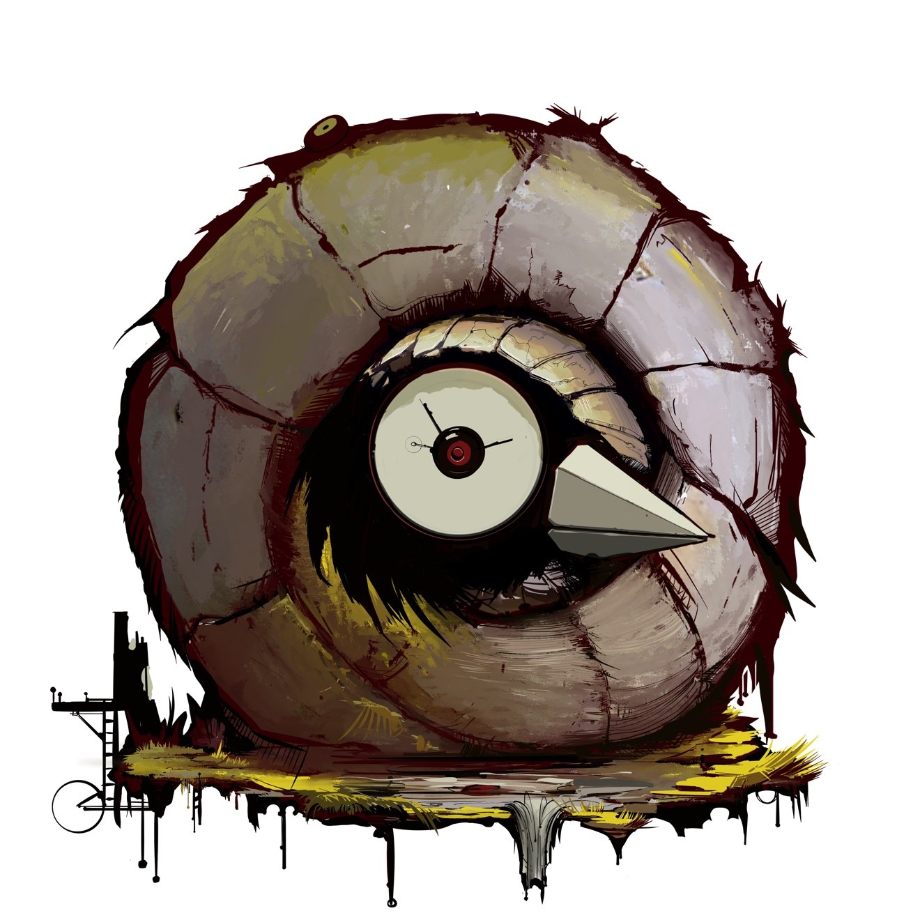 Swamp Shell logo art